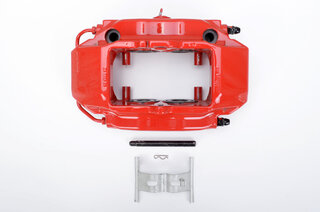 Bremssattel HA links - Rot