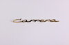 Schriftzug Carrera gold groß