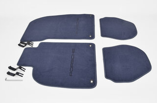 Floor Mat Set 964 / 993 - Genuine - Midnight Blue - Left Hand Drive