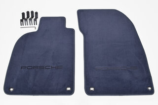 Floor Mat Set 964 / 993 - Genuine - Midnight Blue - Left Hand Drive