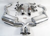 Abgasanlage 981 Cayman / Boxster  "BROMBACHER" Edelstahl , 200 Zeller "HD" 2x90mm Endrohre, leise