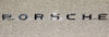 Schriftzug  Porsche Chrom