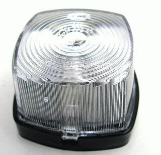 Feu de position blanc, socle noir "911 Turbo Serie speciale - aile plate"