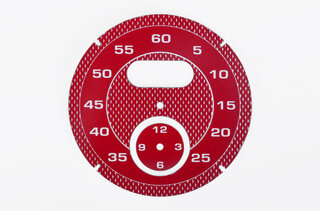 Fond rouge indien pour chrono sport '' avec effet diamand ''