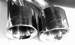 Sport Exhaust System 997.2 - Brombacher Edition - 200 Cell HD Sport Cats - Dual 3.5" (90 mm) Tips