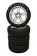 Winterradsatz 19" Macan Turbo, 8 J x 19 ET 21 + 9 J x 19 ET21, Reifen 235/55R19 + 255/50R19