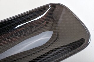 Habillage carbone enjoliveur sous frein à main 964/993