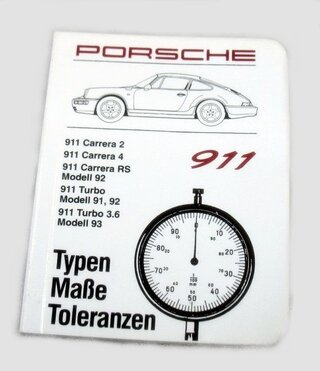 Tech Spec. Book  C 2/4 RS Turbo 3.6 - German Language