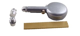 Tire Gauge - FLAIG - Includes 3 Adapters (0° - 45° - 90°)