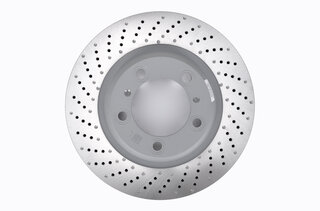 Front Brake Disc 991.1 C2S / C4S / 981 Spyder - Left - For Steel Brakes - Genuine