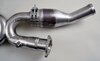 Klappen-Abgasanlage "Brombacher" 993 , 100Zeller, 2x Endrohr oval  Export Edelstahl
