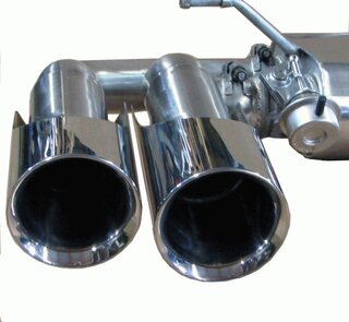 Klappen-Schalldämpfer "Brombacher" Sport Cayenne 958 S inkl. Endrohre