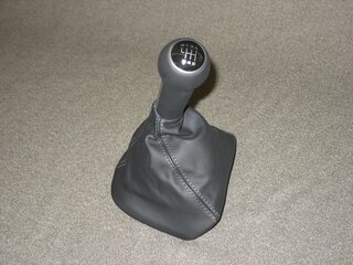 Schaltknopf Leder Schwarz inkl. Schaltschema 997/Boxster/Cayman