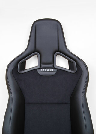 Sportster CS  Recaro  siège conducteur skai noir/dinamika noir