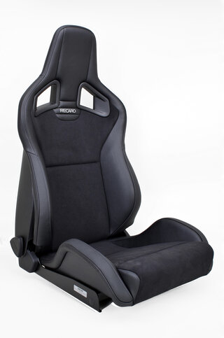Sportster CS Recaro Kunstleder  schwarz/Dinamika schwarz - Beifahrersitz - ohne AB u. Heizung