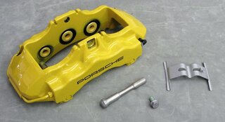 Caliper front right 997 GT2/GT2RS, 997 GT3/RS 07-, yellow (PCCB)