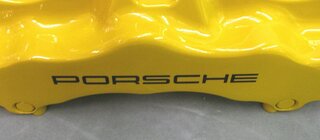 Caliper front right 997 GT2/GT2RS, 997 GT3/RS 07-, yellow (PCCB)