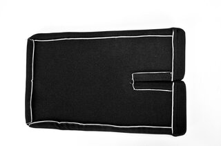 Coussins sous avec un peu de mousse pour Pro Racer velor perlon noir