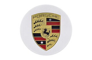 Center Cap - Gloss Silver with Colored Crest