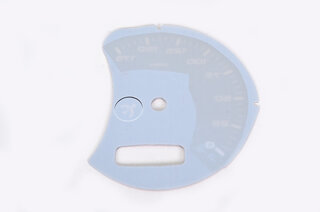 Zifferblatt   rot   Mph 986  Tacho mit Bordcomputer