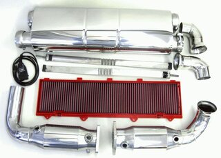 997 Turbo Level 2 (555HP/550TQ) Sport Exhaust, 100 cell catalytics