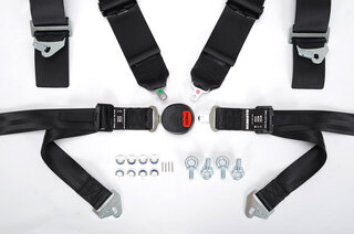 Schroth 4 Punkt Gurt Profi 2-FE ASM 75/50mm links schwarz FIA (Ausklinkbeschlag)