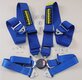 Schroth 4 Punkt Gurt Profi 2-FE ASM 75/50mm rechts blau FIA(Ausklinkbeschlag)