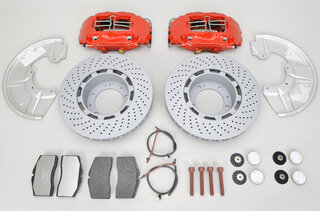 Système freinage AV sport "Big Red" (4 Pistons) Ø322x32mm
