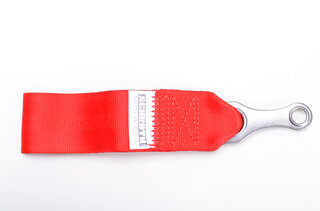 Boucle de remorquage rouge (DMSB) longueur 100mm