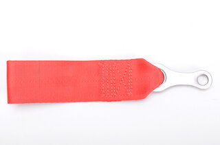Boucle de remorquage rouge (DMSB) longueur 100mm