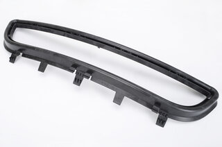 Halterahmen 997-1, 997 RS/GT3-2 07-09, mitte, Satinschwarz "Stossfänger vorn, Tiptronic-Getriebe"