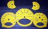 Gauge Faces speed yellow 997 Turbo Km/h, Tiptronic