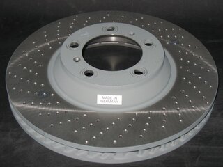 Brake Disc front left 996GT2, 996GT3/RS 04-05, 997GT3 07-09, Ø350x34 mm