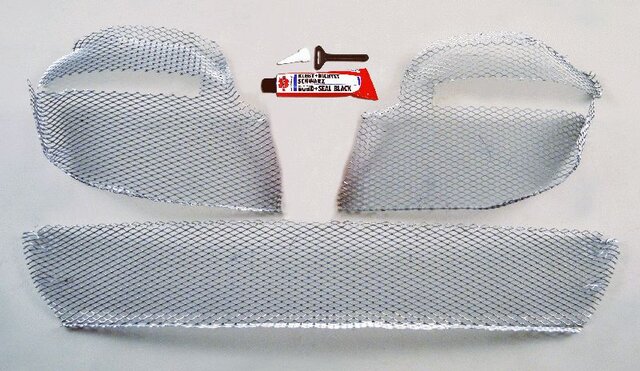 Front Bumper Grill Set 997.1 Turbo and 997.2 Turbo / S - Silver ...
