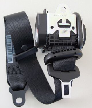 Seat belt  black left 987.1/ 987.2 Boxster