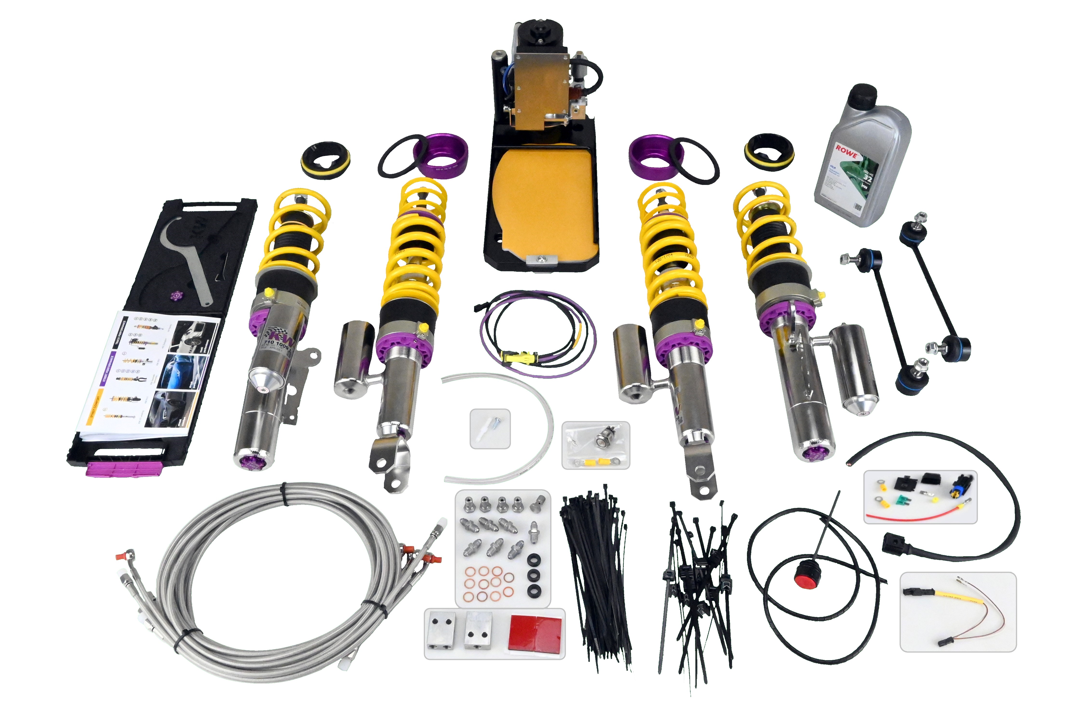 KW Coilover Suspension Kit Variant 3 with HLS 4 Hydraulic Lift System ...
