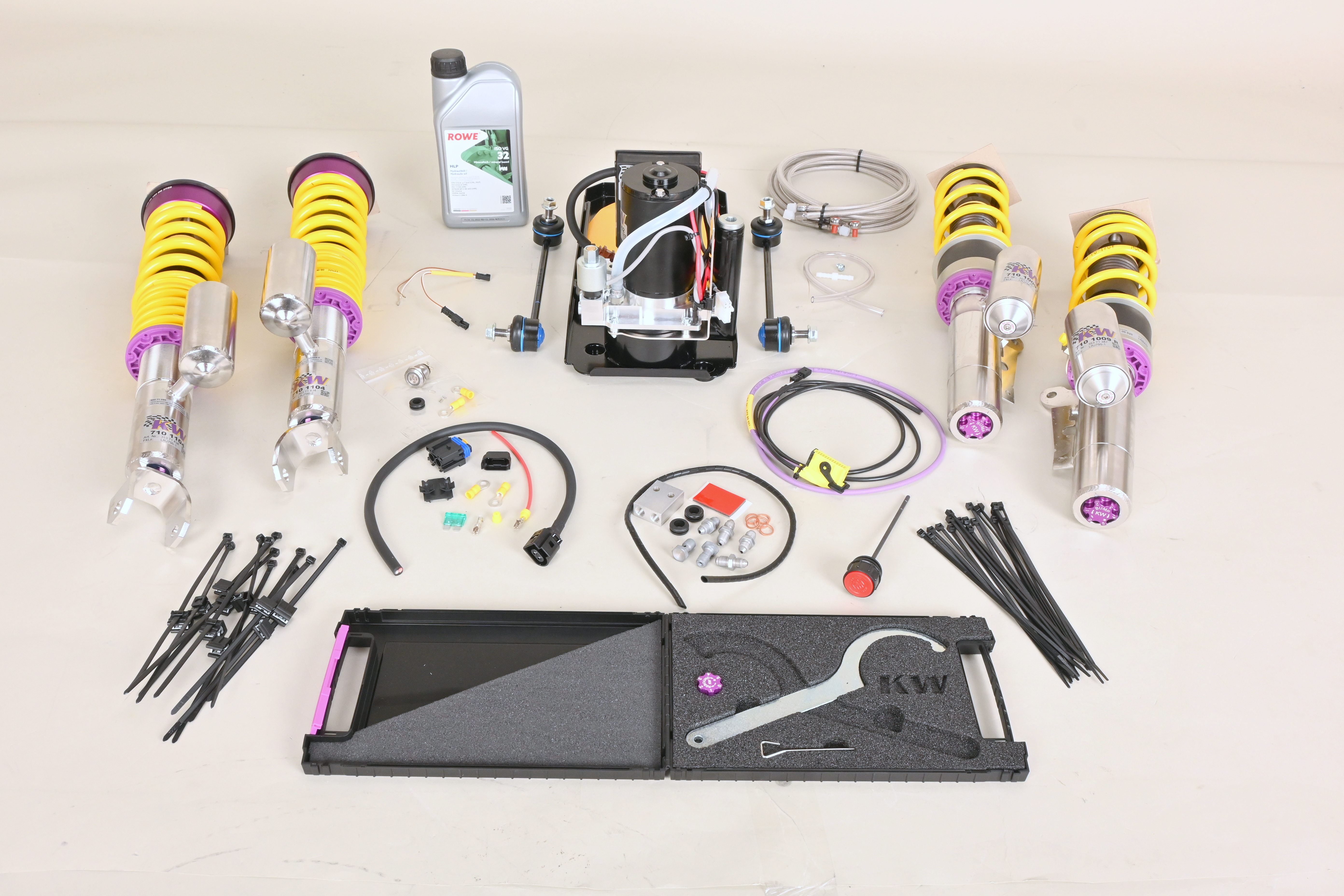 KW Coilover Suspension Kit Variant 3 with HLS 2 Hydraulic Lift System ...
