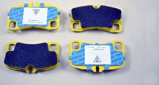 Brake pad set GT-3/ RS 2007-2010 rear yellow