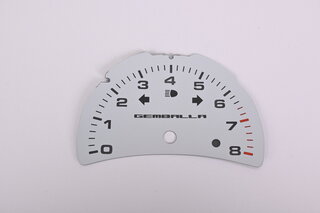 Zifferblatt  "Gemballa"  firnweiss   996 Turbo Drehzahlmesser