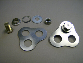 Gurtbefestigung Verlängerung für Klinkbeschläge