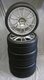 Wheel set OZ Ultraleggera HLT Race Silver (8.5 + 12 x 19) with Michelin PSC 2 N0