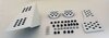 Pedal Set Silver 986/996/987/997 - Aluminum - Manual Transmission - With Dead Pedal and Rubber Grips