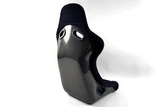 Baquet Pole Position carbone  tissus noir perlonvelours 5,1kg, ABE