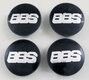 Nabendeckel Satz ( 4 Stck)  BBS CHR schwarz ( 76,5mm )