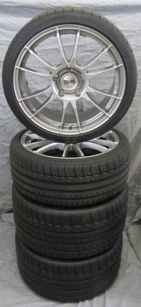 Wheelset  OZ Ultraleggera HLT Race Silver with Michelin Pilot Sport N2 8.5 + 11x 19, 996 and 997TT