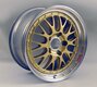 Jante BBS Motorsport 10x18 ET49 flasque alu doré