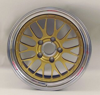 Jante BBS Motorsport 10x18 ET49 flasque alu doré