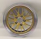 Jante BBS Motorsport 10x18 ET49 flasque alu doré