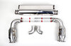 Silencieux sport "Brombacher" 997 Turbo avec catalysateurs sport (version export) 100er Cells