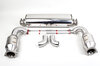Silencieux sport "Brombacher" 997 Turbo avec catalysateurs sport (version export) 100er Cells